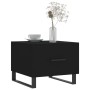 Mesas de centro 2 uds madera de ingeniería negro 50x50x40 cm de vidaXL, Mesas de centro - Ref: Foro24-829447, Precio: 75,09 €...