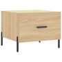 Mesas de centro 2 uds madera ingeniería roble Sonoma 50x50x40cm de vidaXL, Mesas de centro - Ref: Foro24-829419, Precio: 74,8...