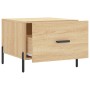 Mesas de centro 2 uds madera ingeniería roble Sonoma 50x50x40cm de vidaXL, Mesas de centro - Ref: Foro24-829419, Precio: 74,8...