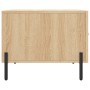 Mesas de centro 2 uds madera ingeniería roble Sonoma 50x50x40cm de vidaXL, Mesas de centro - Ref: Foro24-829419, Precio: 74,8...