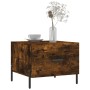 Mesa de centro 2 uds madera ingeniería roble ahumado 50x50x40cm de vidaXL, Mesas de centro - Ref: Foro24-829423, Precio: 74,8...