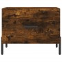 Mesa de centro 2 uds madera ingeniería roble ahumado 50x50x40cm de vidaXL, Mesas de centro - Ref: Foro24-829423, Precio: 74,8...