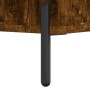 Mesa de centro 2 uds madera ingeniería roble ahumado 50x50x40cm de vidaXL, Mesas de centro - Ref: Foro24-829423, Precio: 74,8...