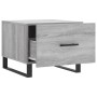 Mesas de centro 2 uds madera ingeniería gris Sonoma 50x50x40 cm de vidaXL, Mesas de centro - Ref: Foro24-829457, Precio: 76,8...