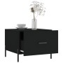 Mesas de centro 2 uds madera de ingeniería negro 50x50x40 cm de vidaXL, Mesas de centro - Ref: Foro24-829415, Precio: 75,73 €...