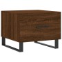 Mesas de centro 2 uds madera ingeniería marrón roble 50x50x40cm de vidaXL, Mesas de centro - Ref: Foro24-829459, Precio: 76,8...