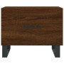 Mesas de centro 2 uds madera ingeniería marrón roble 50x50x40cm de vidaXL, Mesas de centro - Ref: Foro24-829459, Precio: 76,8...