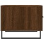Mesas de centro 2 uds madera ingeniería marrón roble 50x50x40cm de vidaXL, Mesas de centro - Ref: Foro24-829459, Precio: 76,8...