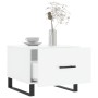 Mesa de centro 2 uds madera ingeniería blanco brillo 50x50x40cm de vidaXL, Mesas de centro - Ref: Foro24-829449, Precio: 81,9...