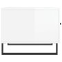 Mesa de centro 2 uds madera ingeniería blanco brillo 50x50x40cm de vidaXL, Mesas de centro - Ref: Foro24-829449, Precio: 81,9...