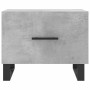 Mesa de centro 2 uds madera ingeniería gris hormigón 50x50x40cm de vidaXL, Mesas de centro - Ref: Foro24-829453, Precio: 74,2...