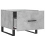 Mesa de centro 2 uds madera ingeniería gris hormigón 50x50x40cm de vidaXL, Mesas de centro - Ref: Foro24-829453, Precio: 74,2...
