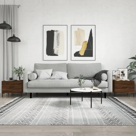 Couchtische, 2 Stück, Eichenbraun, Holzwerkstoff, 50 x 50 x 40 cm von vidaXL, Couchtisch - Ref: Foro24-829411, Preis: 66,50 €...