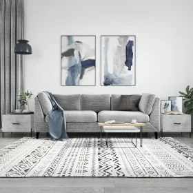 Mesa de centro 2 uds madera ingeniería gris hormigón 50x50x40cm de vidaXL, Mesas de centro - Ref: Foro24-829421, Precio: 74,2...