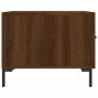 Mesas de centro 2 uds madera ingeniería marrón roble 50x50x40cm de vidaXL, Mesas de centro - Ref: Foro24-829411, Precio: 67,1...
