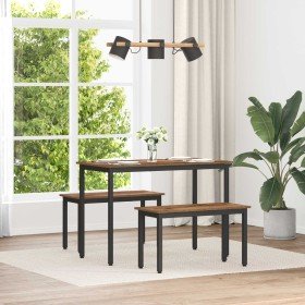 Banco Madera vieja 80 x 35 x 45 cm Madera de ingeniería en Bancos | Comprar online en Foru.es