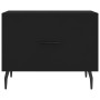 Mesas de centro 2 uds madera de ingeniería negro 50x50x40 cm de vidaXL, Mesas de centro - Ref: Foro24-829431, Precio: 76,45 €...