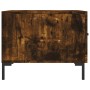 Mesa de centro 2 uds madera ingeniería roble ahumado 50x50x40cm de vidaXL, Mesas de centro - Ref: Foro24-829407, Precio: 64,8...