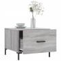 Mesas de centro 2 uds madera ingeniería gris Sonoma 50x50x40 cm de vidaXL, Mesas de centro - Ref: Foro24-829409, Precio: 67,1...