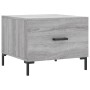 Mesas de centro 2 uds madera ingeniería gris Sonoma 50x50x40 cm de vidaXL, Mesas de centro - Ref: Foro24-829409, Precio: 67,1...