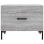 Mesas de centro 2 uds madera ingeniería gris Sonoma 50x50x40 cm de vidaXL, Mesas de centro - Ref: Foro24-829409, Precio: 67,1...