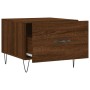 Mesas de centro 2 uds madera ingeniería marrón roble 50x50x40cm de vidaXL, Mesas de centro - Ref: Foro24-829395, Precio: 64,2...