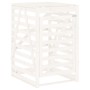 Cobertizo para cubos de basura madera pino blanco 84x90x128,5cm de vidaXL, Soportes para contenedores de residuos - Ref: Foro...