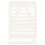 Cobertizo para cubos de basura madera pino blanco 84x90x128,5cm de vidaXL, Soportes para contenedores de residuos - Ref: Foro...