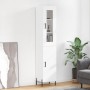 Aparador alto madera contrachapada blanco 34,5x34x180 cm de vidaXL, Aparadores - Ref: Foro24-3199177, Precio: 110,04 €, Descu...