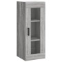 Aparador alto madera contrachapada gris Sonoma 34,5x34x180 cm de vidaXL, Aparadores - Ref: Foro24-3199183, Precio: 112,63 €, ...
