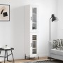 Aparador alto madera contrachapada blanco 34,5x34x180 cm de vidaXL, Aparadores - Ref: Foro24-3199433, Precio: 109,05 €, Descu...