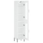 Aparador alto madera contrachapada blanco 34,5x34x180 cm de vidaXL, Aparadores - Ref: Foro24-3199433, Precio: 109,05 €, Descu...
