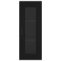 Aparador de madera contrachapada negro 34,5x34x180 cm de vidaXL, Aparadores - Ref: Foro24-3199434, Precio: 108,97 €, Descuent...
