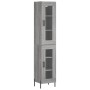 Aparador alto madera contrachapada gris Sonoma 34,5x34x180 cm de vidaXL, Aparadores - Ref: Foro24-3199439, Precio: 111,25 €, ...