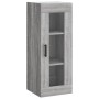 Aparador alto madera contrachapada gris Sonoma 34,5x34x180 cm de vidaXL, Aparadores - Ref: Foro24-3199439, Precio: 111,25 €, ...