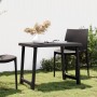 Mesa de camping aspecto de madera PP gris antracita 79x56x64 cm de vidaXL, Mesas de jardín - Ref: Foro24-364735, Precio: 57,5...