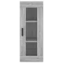 Tall Sonoma gray plywood sideboard 34.5x34x180 cm by vidaXL, Sideboards - Ref: Foro24-3199503, Price: 110,03 €, Discount: %