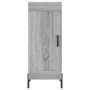 Aparador alto madera contrachapada gris Sonoma 34,5x34x180 cm de vidaXL, Aparadores - Ref: Foro24-3199503, Precio: 111,37 €, ...