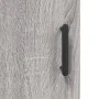 Tall Sonoma gray plywood sideboard 34.5x34x180 cm by vidaXL, Sideboards - Ref: Foro24-3199503, Price: 110,03 €, Discount: %