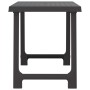 Mesa de camping aspecto de madera PP gris antracita 79x56x64 cm de vidaXL, Mesas de jardín - Ref: Foro24-364735, Precio: 57,5...