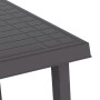 Mesa de camping aspecto de madera PP gris antracita 79x56x64 cm de vidaXL, Mesas de jardín - Ref: Foro24-364735, Precio: 57,5...