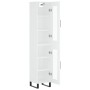 Aparador alto madera contrachapada blanco 34,5x34x180 cm de vidaXL, Aparadores - Ref: Foro24-3199449, Precio: 110,10 €, Descu...