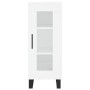 Aparador alto madera contrachapada blanco 34,5x34x180 cm de vidaXL, Aparadores - Ref: Foro24-3199449, Precio: 110,10 €, Descu...
