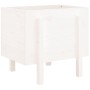 Jardinera de madera maciza de pino blanco 62x50x57 cm de vidaXL, Maceteros y jardineras - Ref: Foro24-825206, Precio: 58,98 €...
