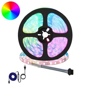 Tira LED 4 pcs Negro y Transparente 550 x 0,8 x 0,3 cm en Iluminación para el hogar | Comprar online en Foru.es