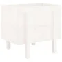 Jardinera de madera maciza de pino blanco 62x50x57 cm de vidaXL, Maceteros y jardineras - Ref: Foro24-825206, Precio: 58,36 €...