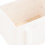 Jardinera de madera maciza de pino blanco 62x50x57 cm de vidaXL, Maceteros y jardineras - Ref: Foro24-825206, Precio: 58,98 €...