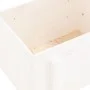 Jardinera de madera maciza de pino blanco 62x50x57 cm de vidaXL, Maceteros y jardineras - Ref: Foro24-825206, Precio: 58,36 €...