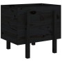 Jardinera de madera maciza de pino negro 62x50x57 cm de vidaXL, Maceteros y jardineras - Ref: Foro24-825209, Precio: 73,01 €,...