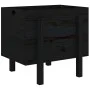 Jardinera de madera maciza de pino negro 62x50x57 cm de vidaXL, Maceteros y jardineras - Ref: Foro24-825209, Precio: 71,98 €,...